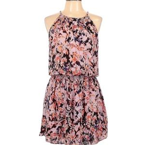 ALLISON JOY Dress Halter Elastic Waist Large EVEREVE